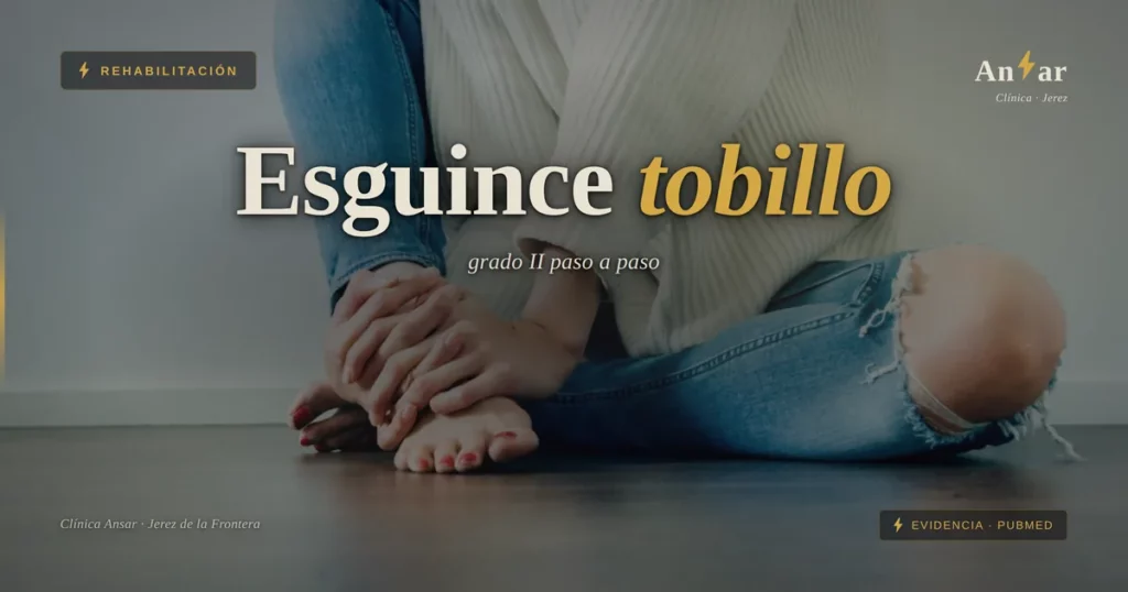 ¿Cuánto tarda la recuperación de un esguince de tobillo grad… — Clínica Ansar, fisioterapia en Jerez
